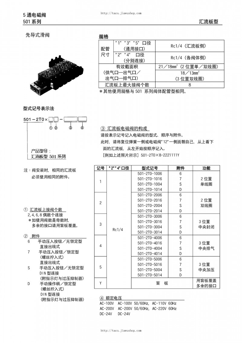 日本TACO電磁閥、雙位閥選型手冊（中文版）_頁面_04