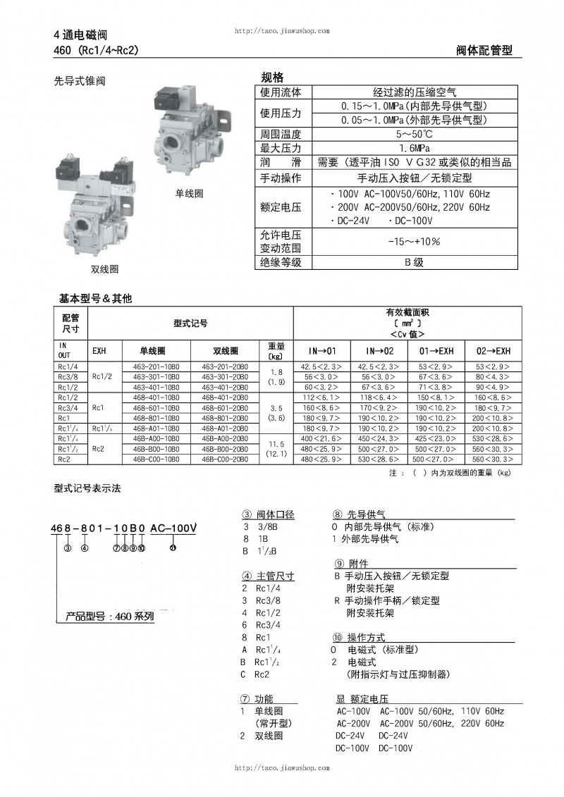 日本TACO電磁閥、雙位閥選型手冊(cè)（中文版）_頁(yè)面_24