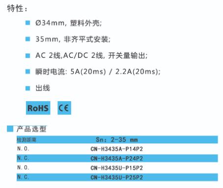 BEDOOKSENSOR電容式接近開關