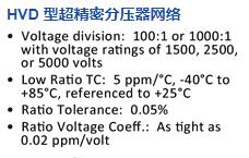 CADDOCK 超精密分壓器網絡HVD系列