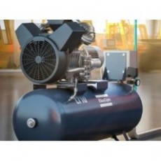 Atlas Copco 油潤滑鋁質活塞式壓縮機LE系列
