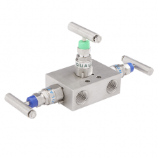 HEXVALVE 直列三閥歧管HM45系列