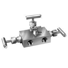 HEXVALVE 帶排氣口的直列三閥歧管HM46系列