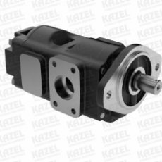 KAZEL 2 孔 SAE B 單向串聯齒輪泵系列