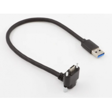 Stereolabs 直角雙螺絲鎖定電纜USB 3.0 系列